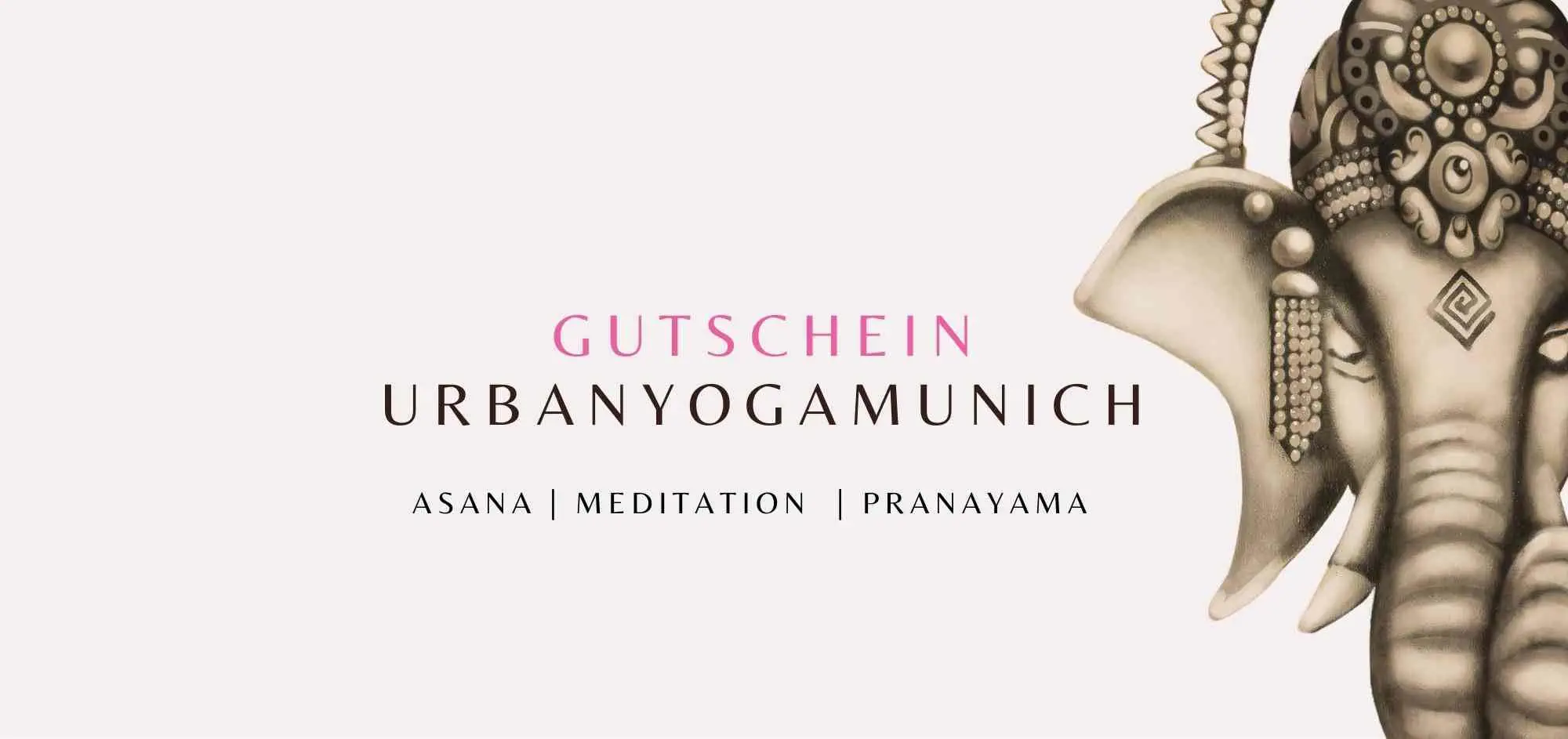 Yoga Gutschein Original (210 x 99 mm) Gutschein Yoga